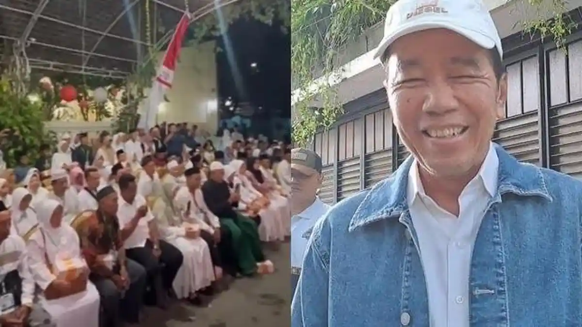 Puluhan Jemaah Penuhi Rumah Jokowi, Panjatkan Doa dan Dzikir untuk Kesehatannya