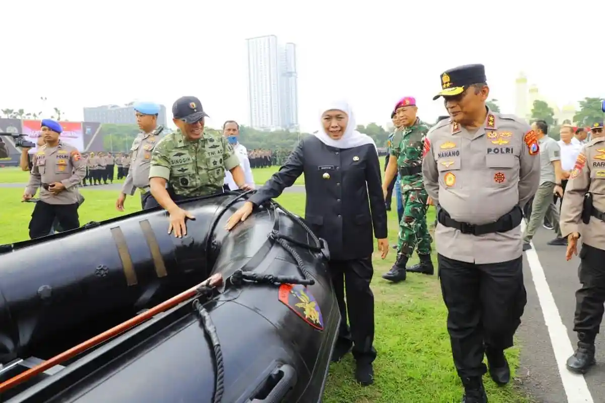 Gubernur Khofifah Pastikan Jatim Siaga Bencana Hidrometeorologi saat Puncak Musim Hujan