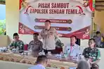 Kenal Pamit Kapolsek Sengah Temila, Pererat Kekompakan TNI-Polri dan Masyarakat