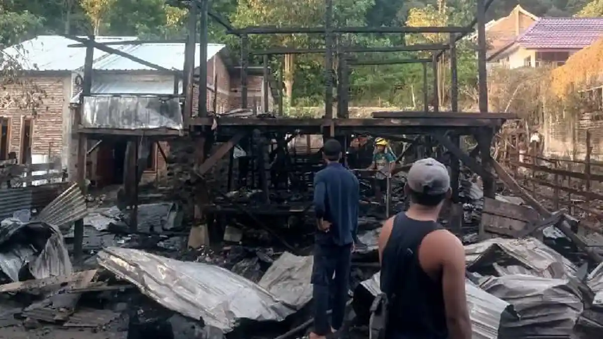 Kronologi Rumah di Ambalawi Bima Terbakar, Dua Warga Alami Luka Bakar