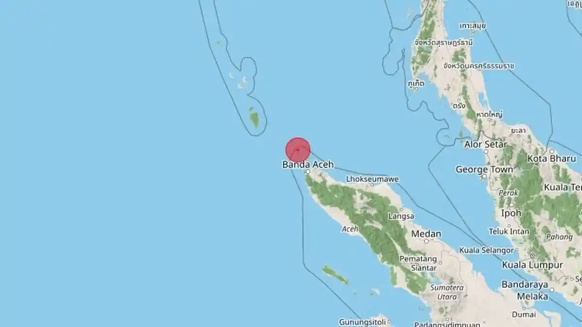Gempa Bumi Terkini Mengguncang Aceh, Magnitudo 5.4