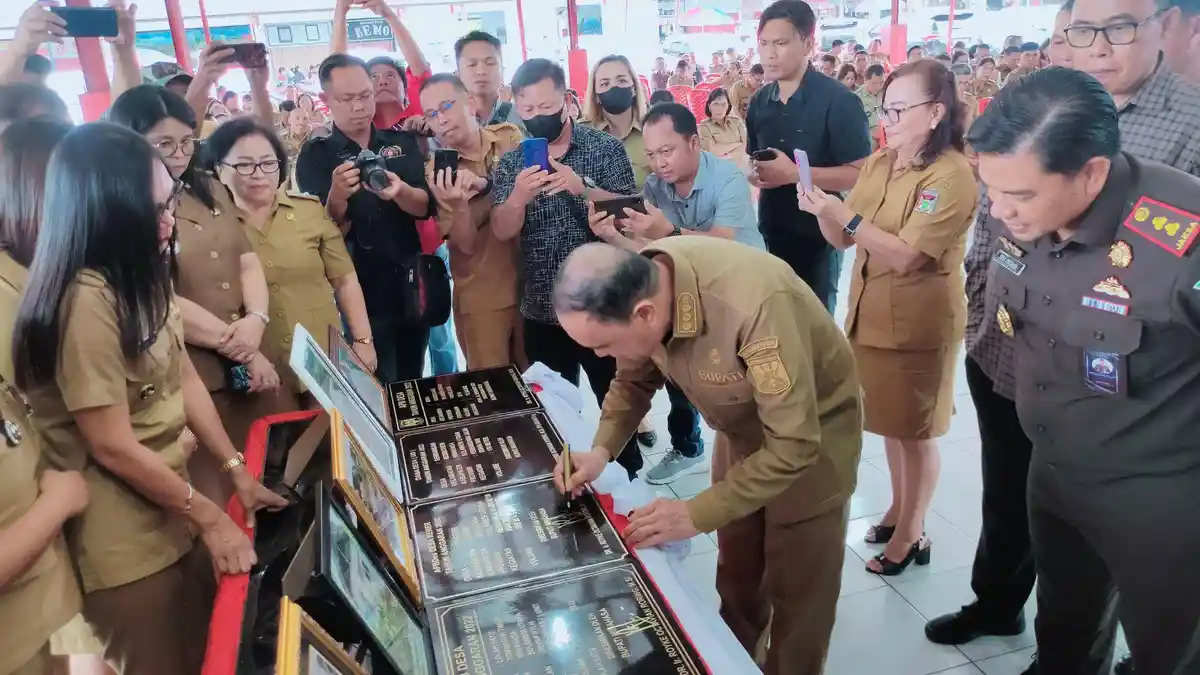 82 Desa di Minahasa Ikuti Peluncuran Dana Desa 2023, Royke Roring ...