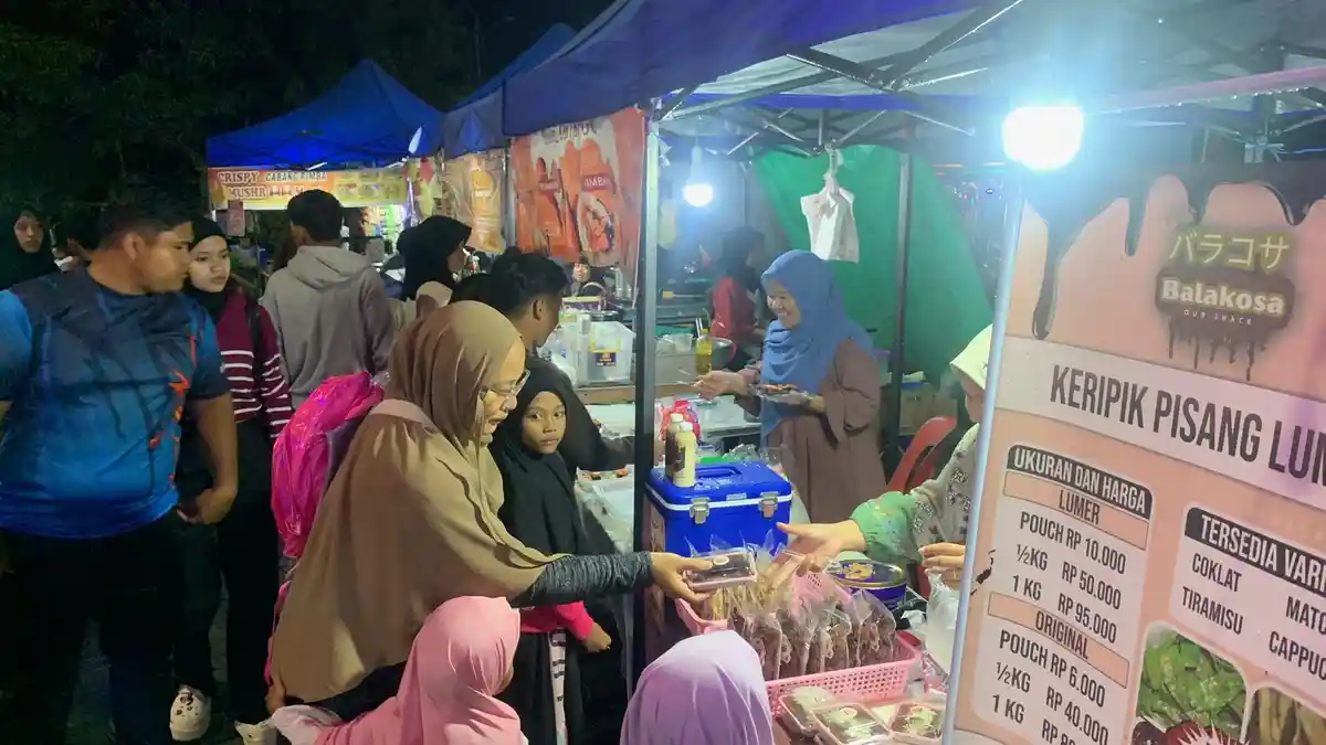 Pedagang Bintan Dapat Berkah di Launching Pengawasan Partisipatif yang Digelar Bawaslu Bintan
