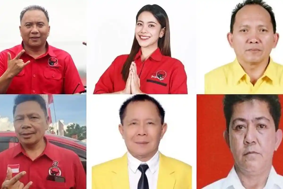 6 Caleg Peraih Kursi di Tomohon Selatan, PDIP 3, Golkar 2, Gerindra 1