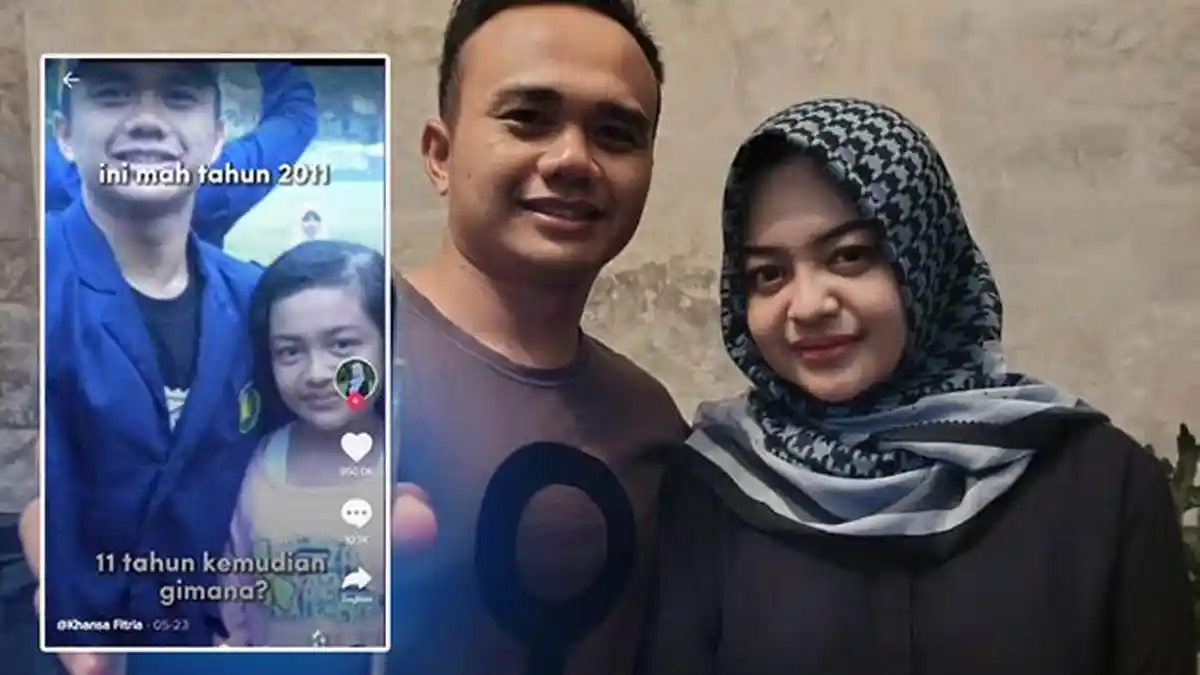 Saat KKN di Kampung, Mahasiswa Ini Foto Bareng dengan Bocah SD, Tak Disangka Kini Jadi Istrinya