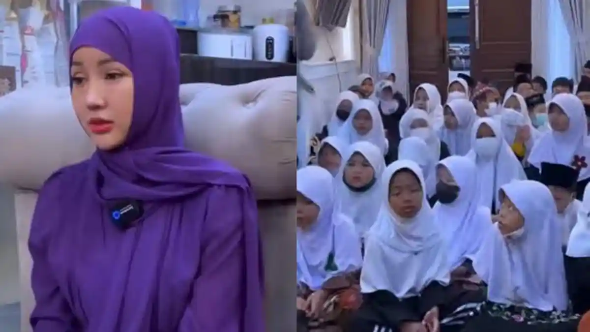 Lucinta Luna Sukses Hilangkan 'Khodam', Syukuran Bareng Anak Yatim