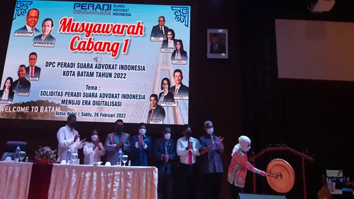 Muscab DPC Peradi SAI Batam Dibuka, Alfi Ramadania dan Bali Dalo Bersaing Jadi Ketua