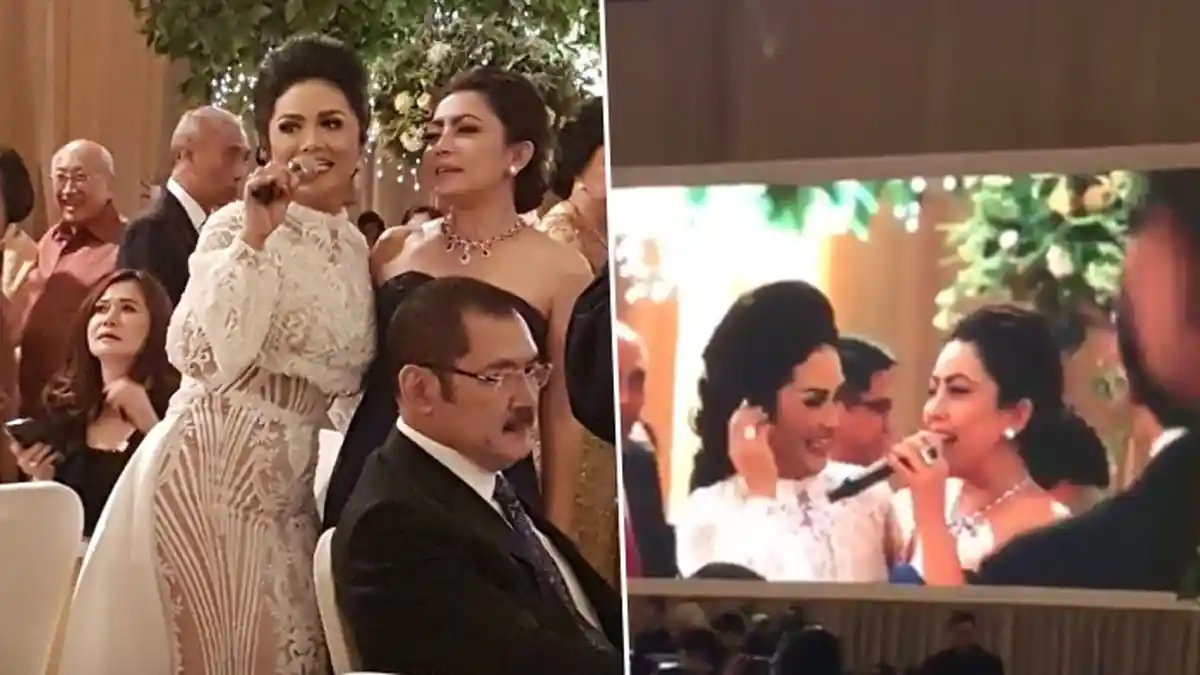 Mayangsari Nyanyi Lagu 'Semua Karena Cinta' Di Samping Suami, Lihat Ekspresi Bambang Trihatmodjo