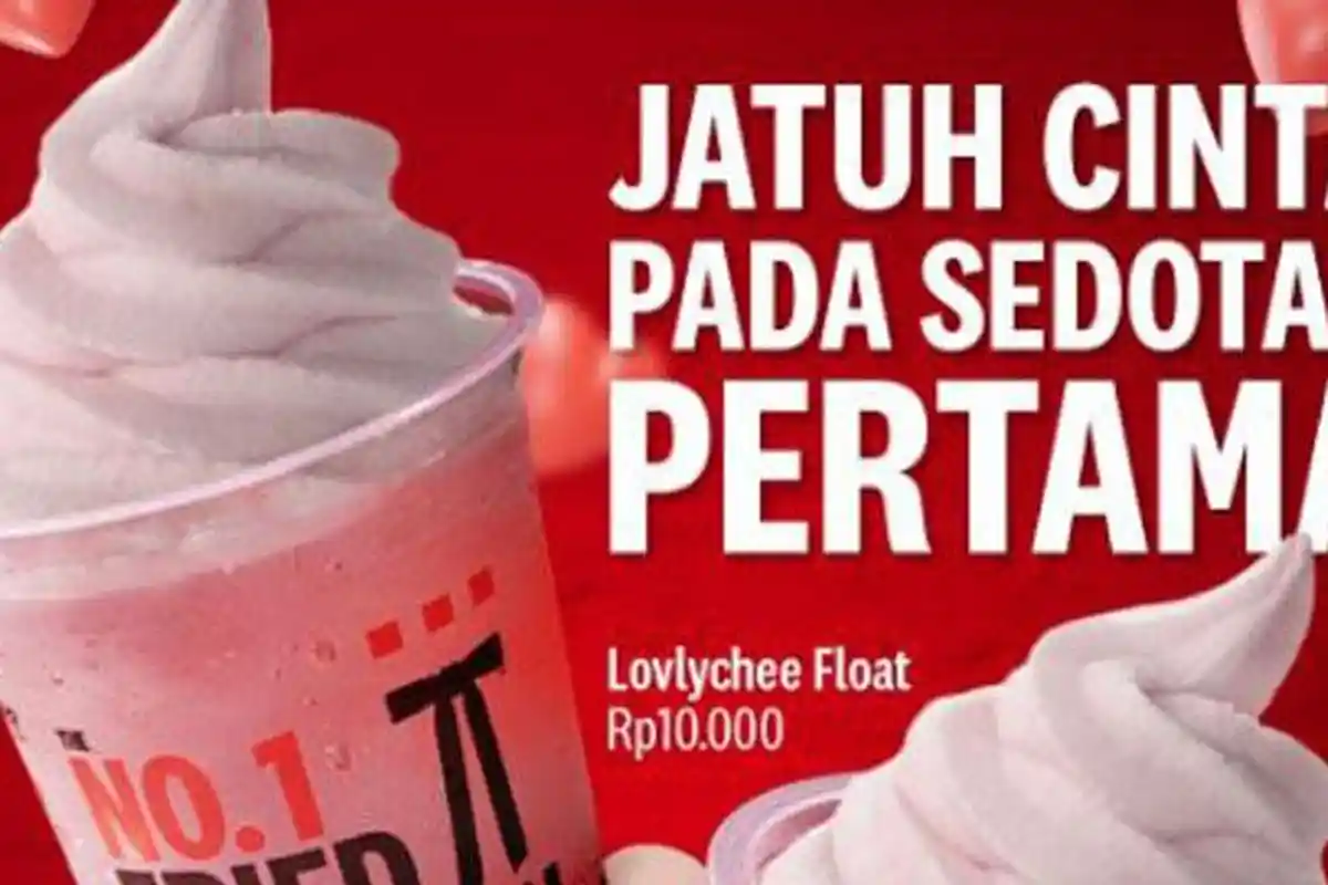 5 Promo KFC Hari Ini 19 Februari 2023, Lovlychee Float dan Pink Coconut Float hanya Rp 10 Ribu
