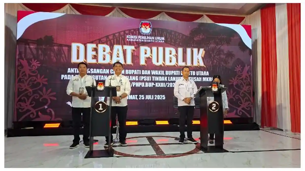 Breaking News! Debat Publik Pilkada Barito Utara, Kedua Paslon Siap  Adu Gagasan