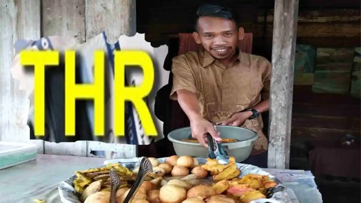 Kisah Agung Tenaga Honorer di Kampung Ahok, Tak Dapat THR, Jual Gorengan Agar Bisa Beli Baju Lebaran