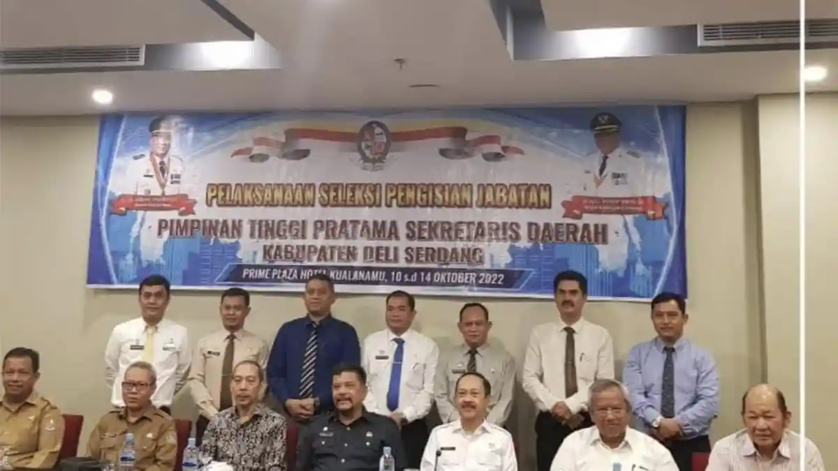 Pansel Umumkan Hasil Lelang Jabatan Sekda Deliserdang, Kepala Bapenda Duduki Peringkat Pertama