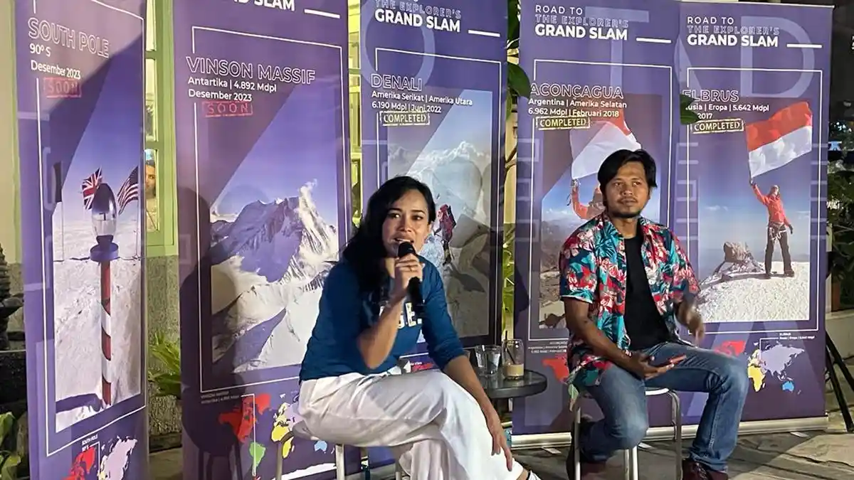 Cerita Putri Handayani, Perempuan Asal Sergai, Bawa Misi Taklukan 9 Puncak Grand Slam