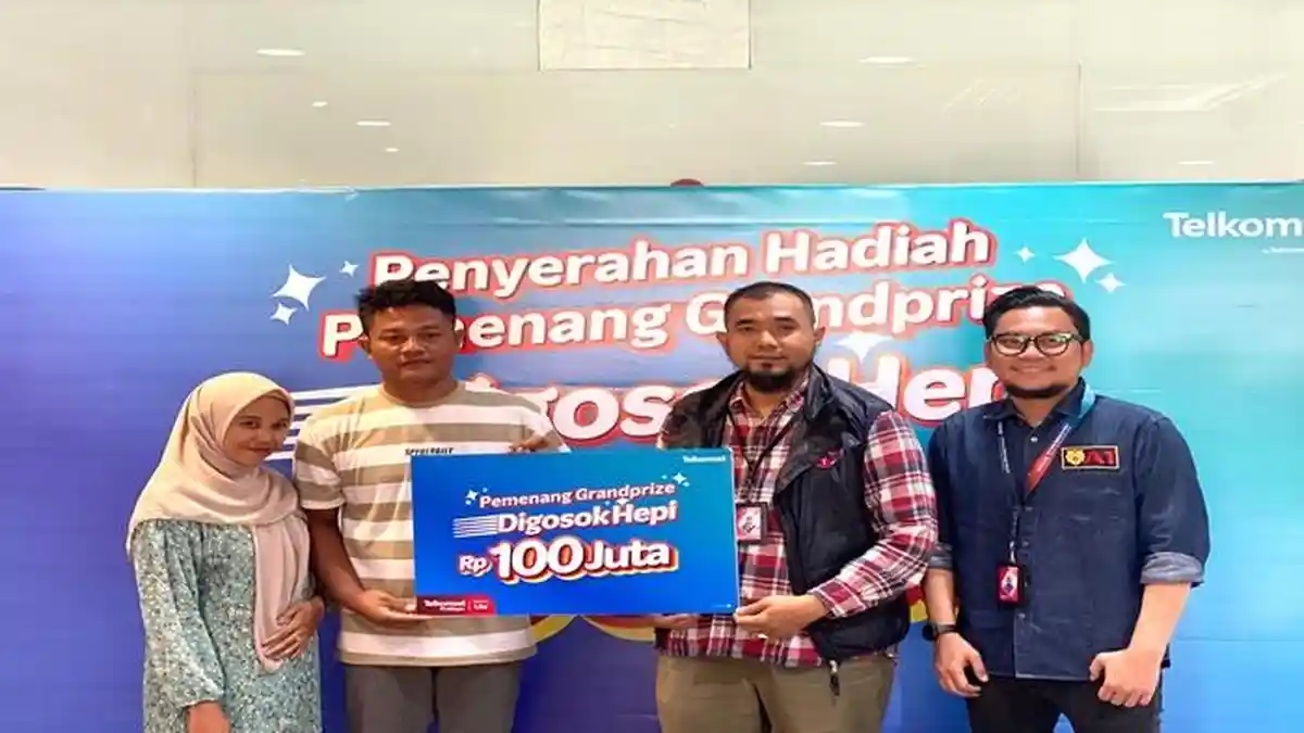 Cerita Rohmad Diono Raih Grand Prize Rp100 Juta dari Program Undian Digosok Hepi Telkomsel