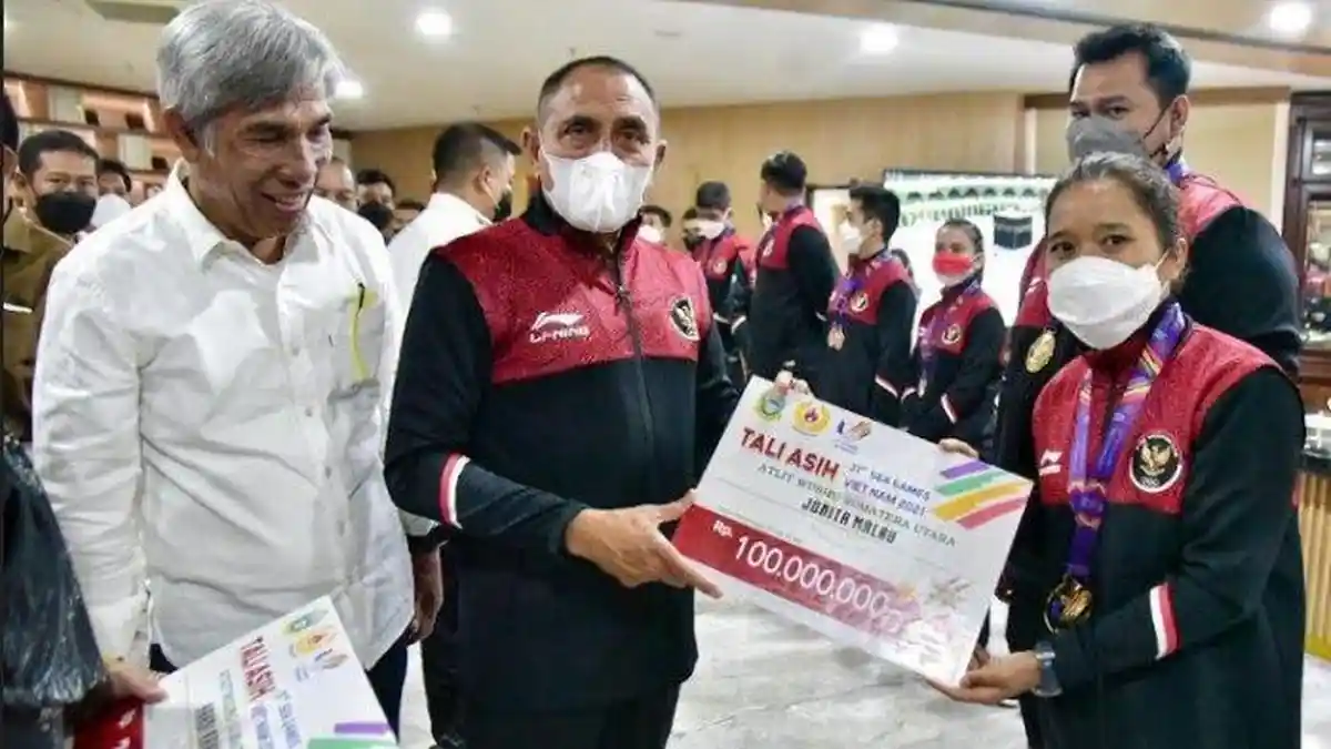 12 Atlet dan 2 Pelatih Asal Sumut yang Raih Medali di SEA Games Terima Bonus