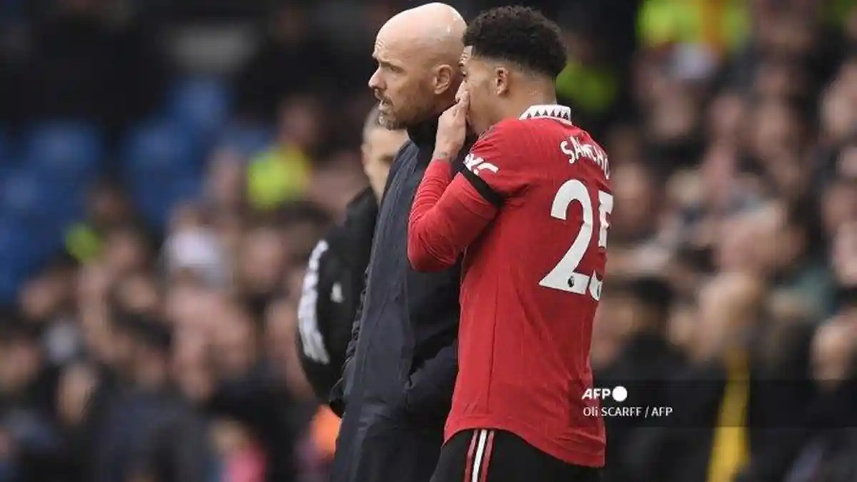 Konflik Makin Meruncing, Erik ten Hag Larang Jadon Sancho Datang di Acara Barbeku Manchester United