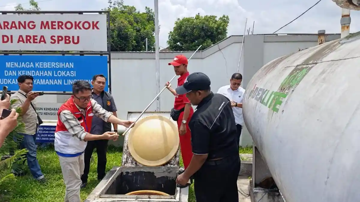 Pertamina Sidak 3 SPBU di Kabupaten Blitar, Terkait Isu Pertalite Bercampur Air