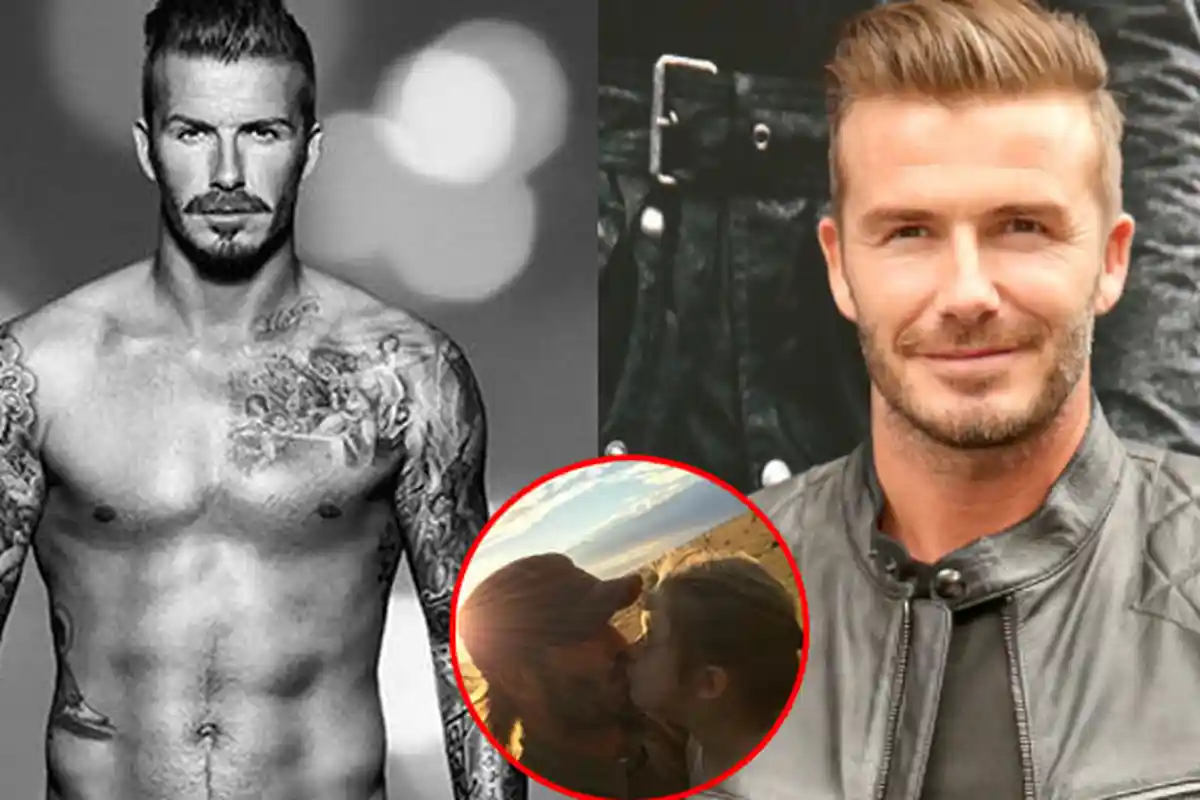 Beredar Foto David Beckham Lagi Ciuman dengan Seorang Gadis, Netizen Shock Saat Tahu Sosoknya