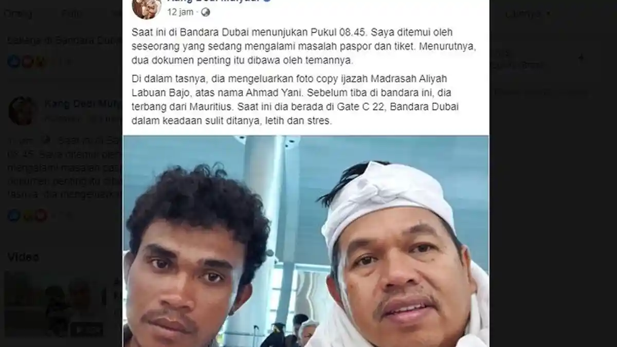 TKI Selamat Berkat Postingannya Usai Terlantar di Bandara Dubai Tak Punya Paspor dan Tiket