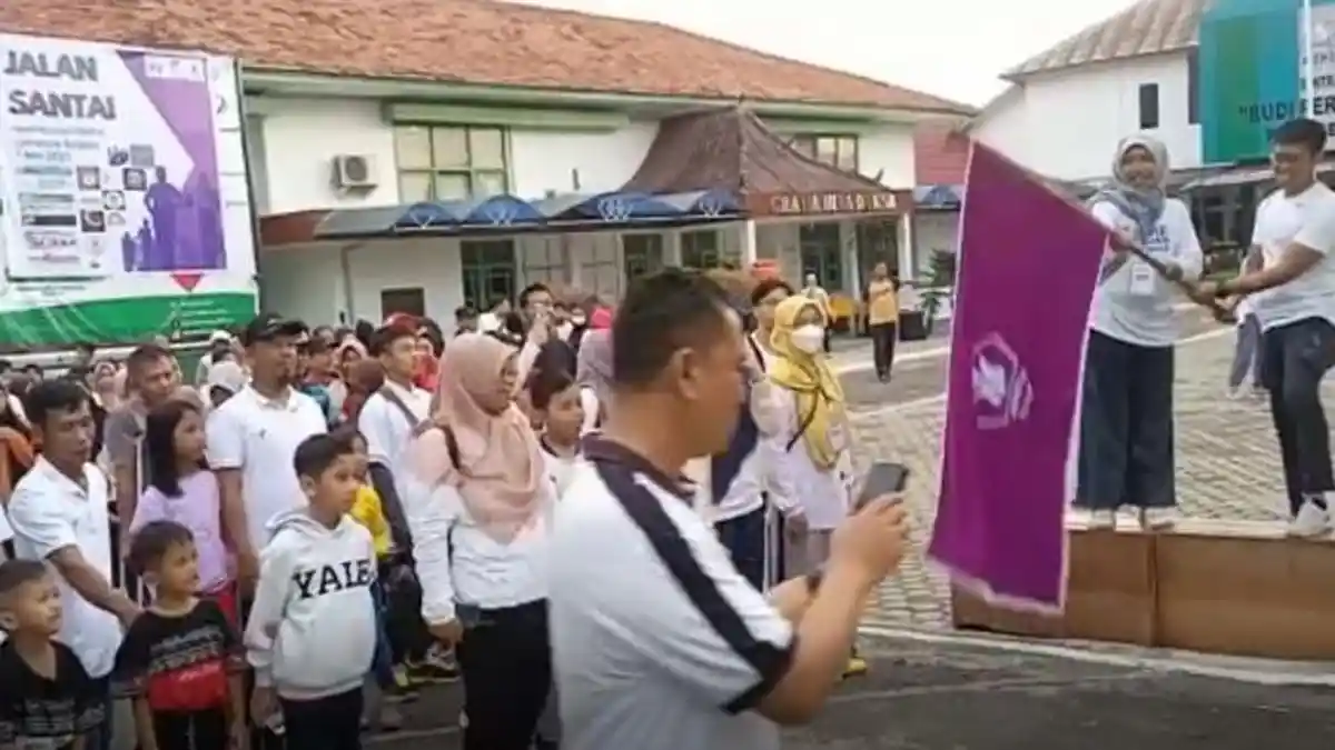 Himpsi Sumsel Sukses Gelar Jalan Santai dalam Rangka Halal Bihalal
