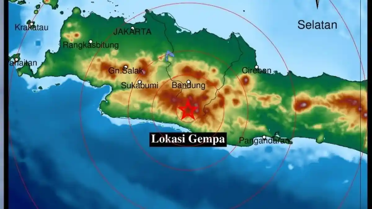 Gempa Terkini di Jawa Barat Hari Ini Selasa 12 September 2023, Info BMKG : Guncang Garut