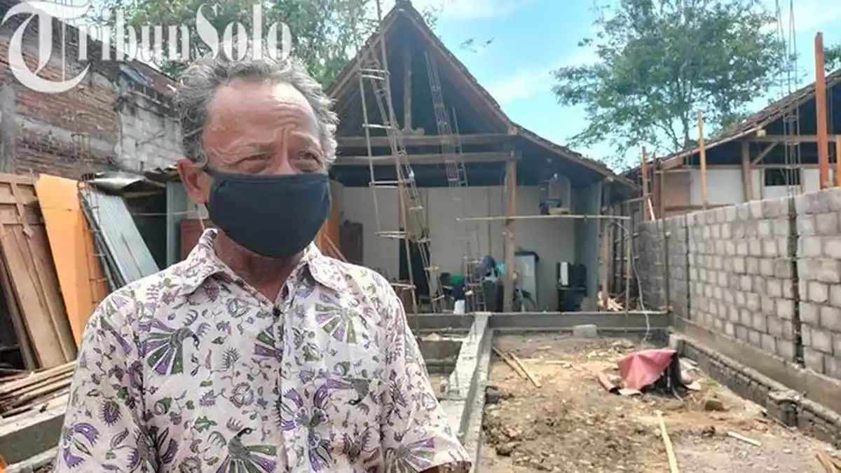 Potret Kemiskinan di Sragen, Rumah Laso Beralaskan Tanah & Dinding Bambu, Kini Dapat Bantuan RTLH