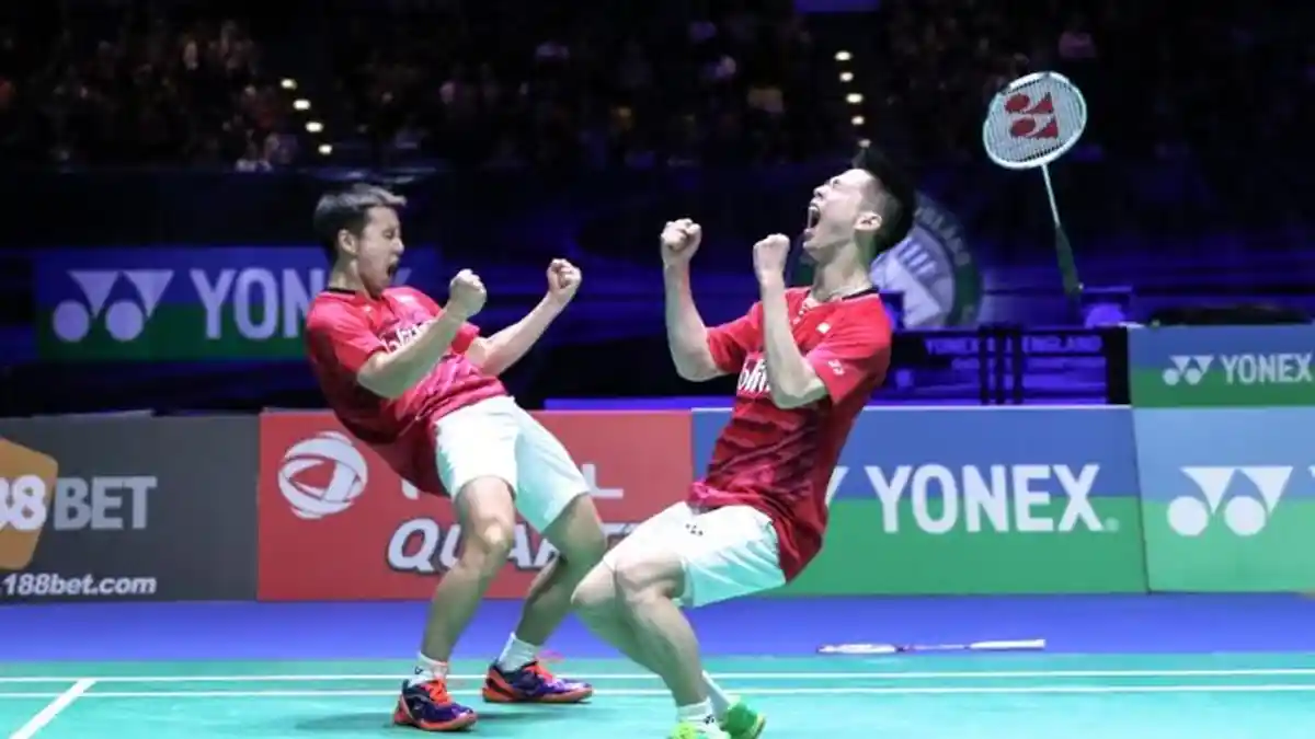 Hasil Badminton Semifinal Denmark Open 2022 Hari ini, Marcus/Kevin Menunggu Fajar/Rian di Final