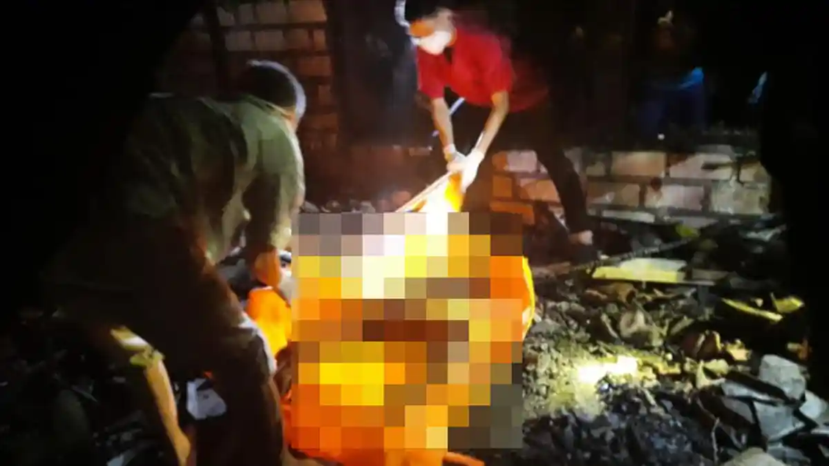 Rumah di Lamongan Ludes Terbakar, Janda Sebatang Kara Ikut Tewas Terpanggang