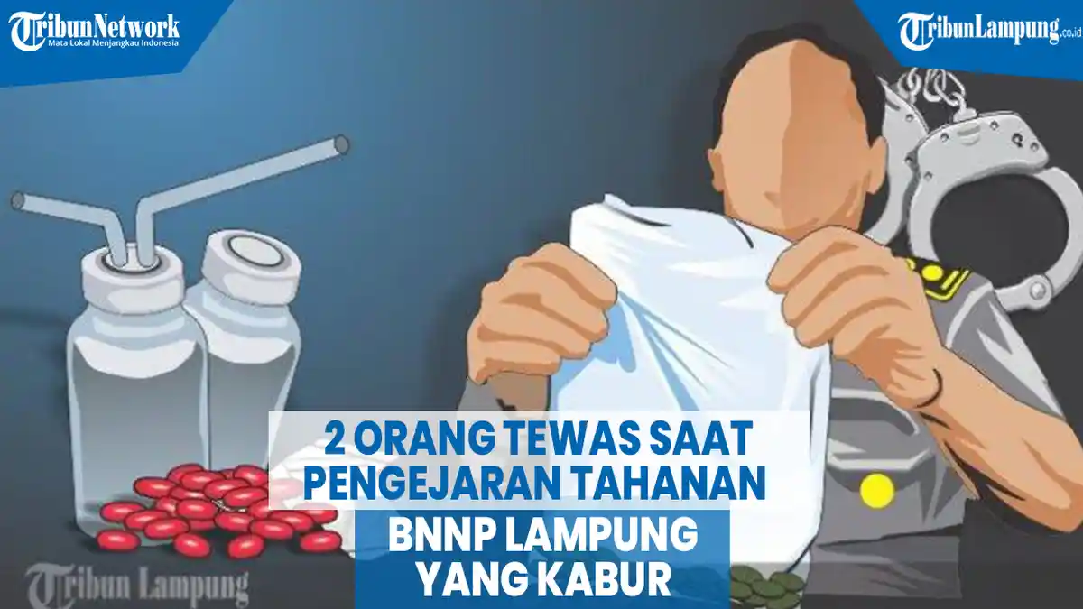 VIDEO 2 Tewas saat Pengejaran Tahanan BNNP Lampung