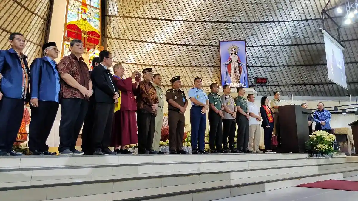 Sambangi Gereja Katolik Santo Kristofotus, Anies Baswedan Bicara Ikhtiar Persatuan
