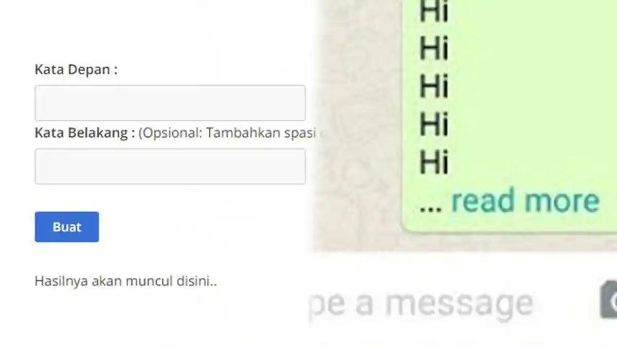 Mau Isengin Temanmu dengan Trik Baca Selengkapnya di Chat WhatsApp? Begini Caranya!