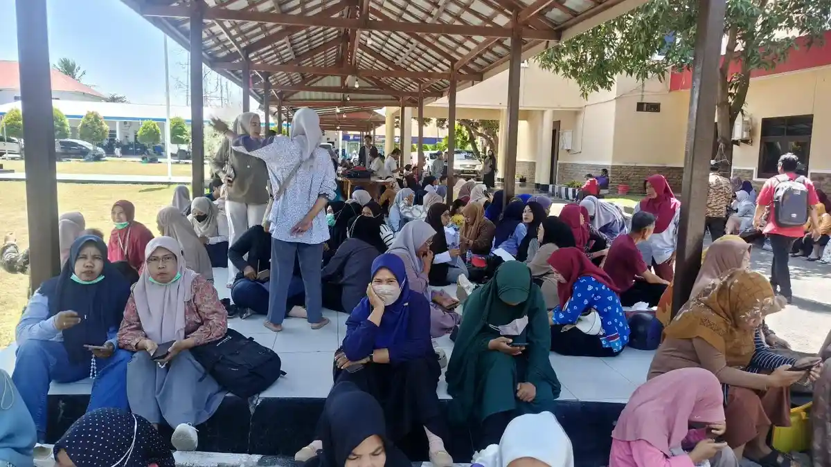 Calon PPPK Paruh Waktu Membludak Urus SKCK di Polres Jeneponto