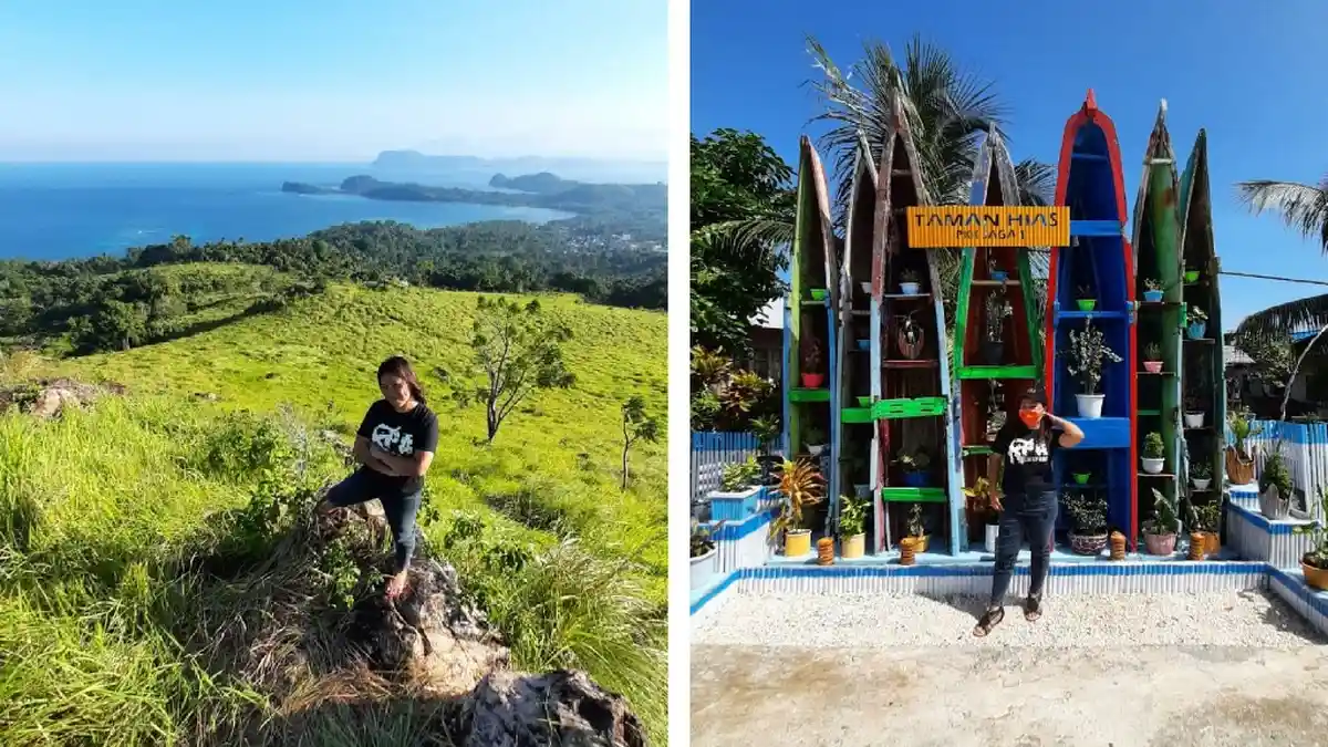 Indahnya Padang Savana di Pulau Bangka Likupang