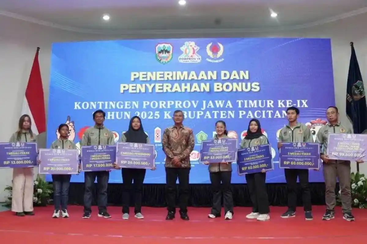 Atlet Pacitan Beprestasi di Porprov Jatim Semringah, Bonus Cair Bersamaan dengan HUT RI ke-80