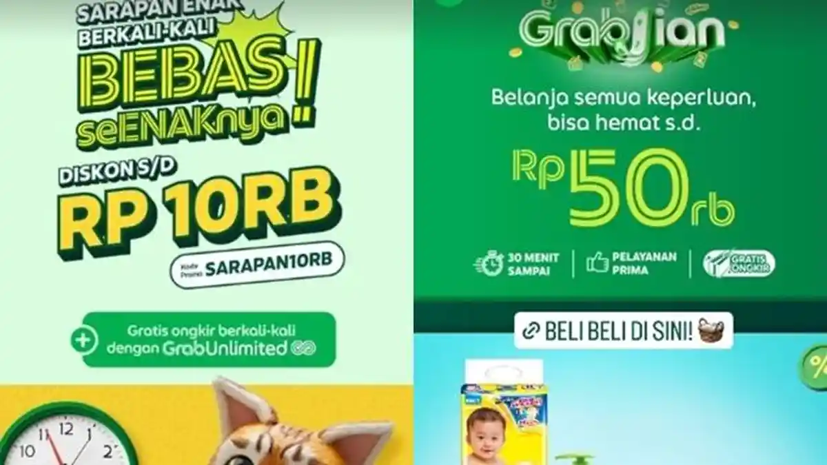 12 Kode Promo Grab Terbaru November 2023, Diskon Grabcar  50 Persen, Grabfood Diskon Rp75 ribu
