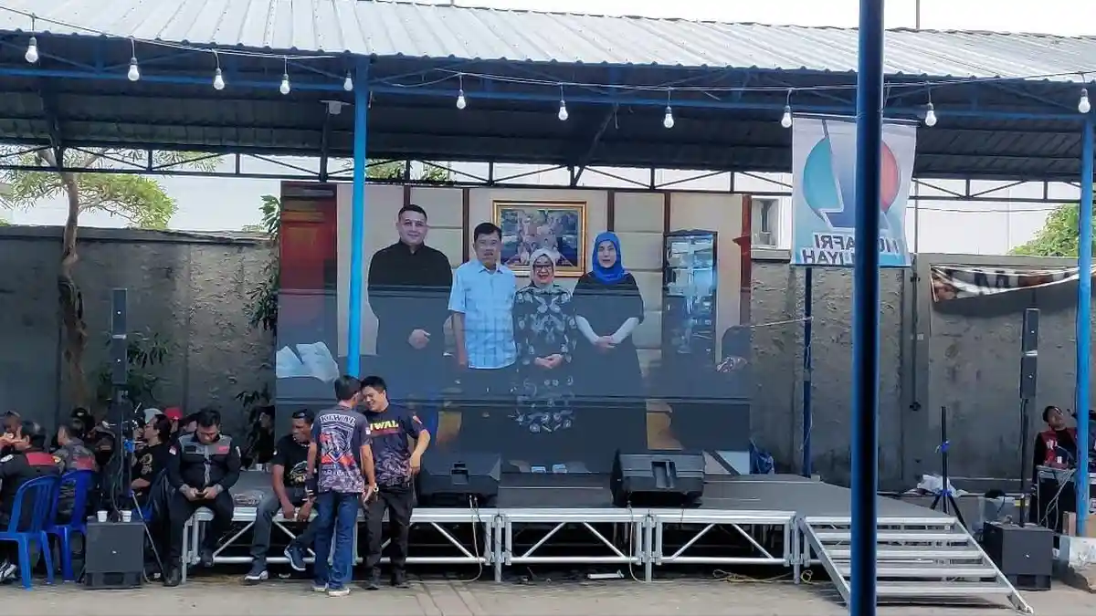 Nobar Debat Pilwali Makassar, Posko Induk Appi-Aliyah di Pettarani Dipadati Pendukung