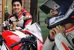 Tak Hanya Ganteng, Sepupu Raffi Ahmad Ini Jago dan Berprestasi di Lintasan Balap, Mirip-mirip Rossi