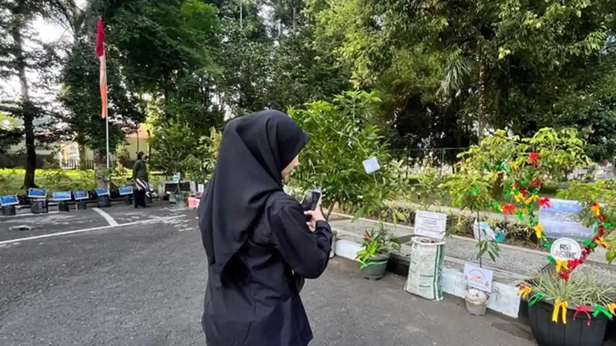 500 Pohon Penuhi Halaman Pendopo Bupati Wonosobo, Ucapan Selamat HUT Tak Lagi Karangan Bunga