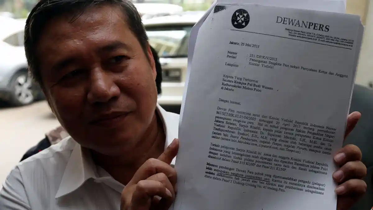 Bukan Dendam, Taufiq Laporkan Sarpin Biar sama-sama Repot  ‎