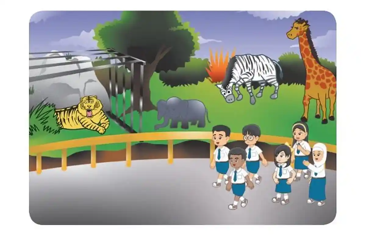 Kunci Jawaban Bahasa Inggris Kelas 7 Halaman 115 116 117 118, Observing and Asking Questions: At Zoo