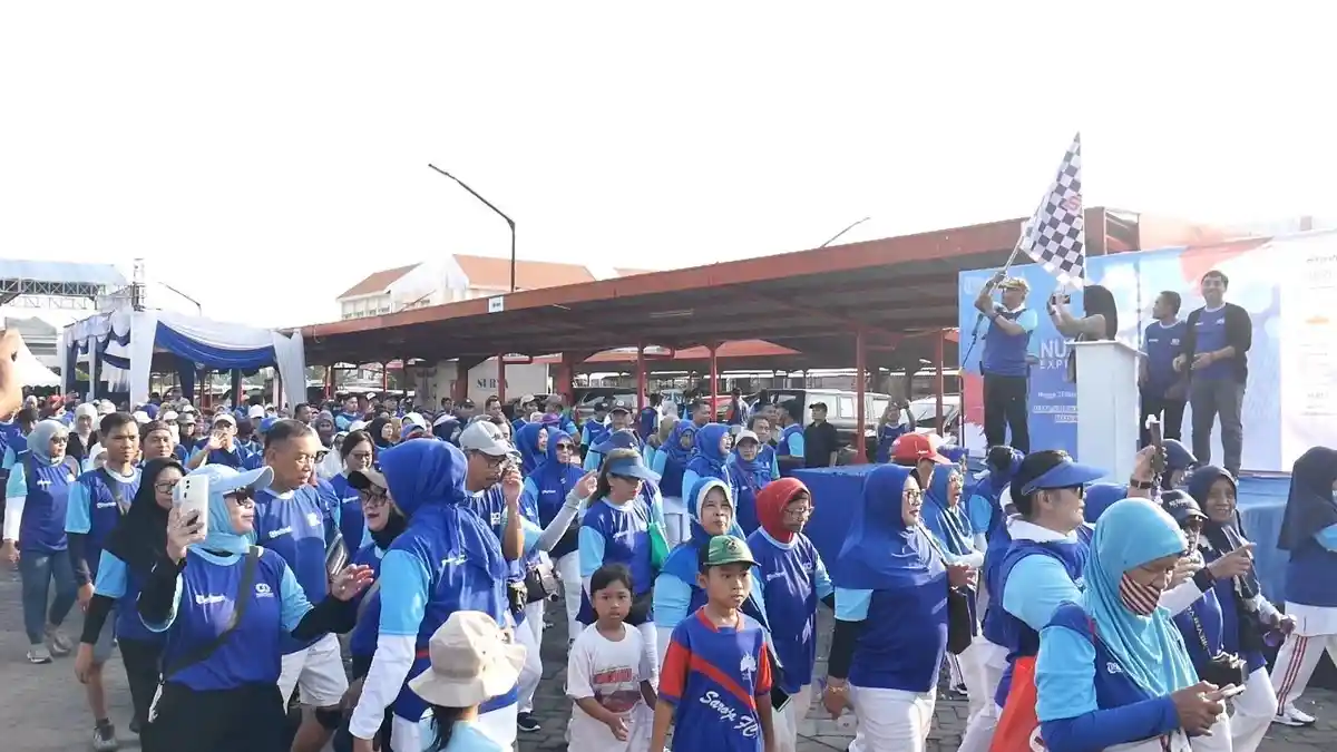 Keseruan Nusantara Experience Walk Tribun Network, Kampanye Sehat Bareng Keluarga Sambil Kulineran