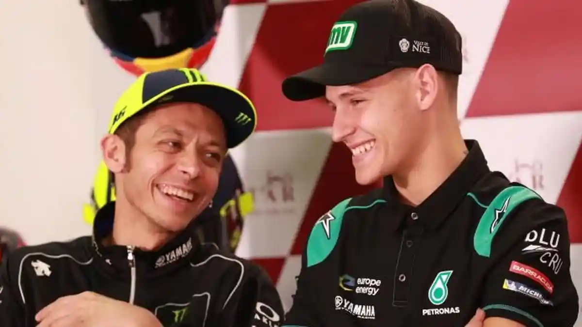 Valentino Rossi Sebut Keberadaan Fabio Quartararo di Tim Yamaha Memaksa Mereka Tampil Maksimal