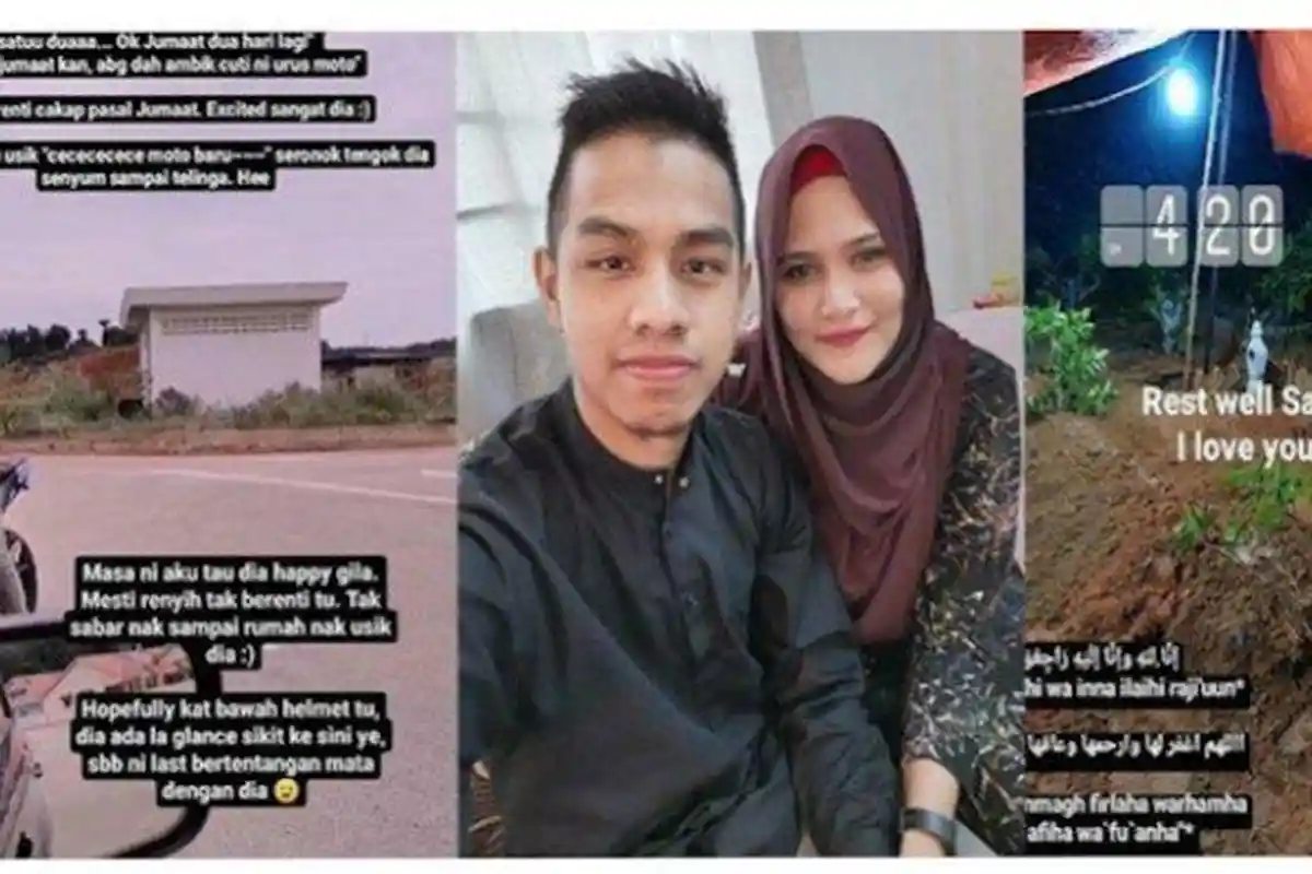 Dalila Menjadi Viral karena Merekam Detik-detik Kematian Suaminya, Menuai Komentar di Facebook