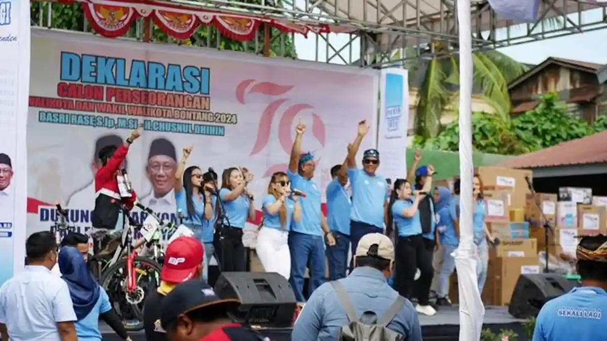 Pasangan Perseorangan Pilkada Bontang Basri Rase-Chusnul Dhihin Daftar ke KPU Tanggal 28 Agustus 