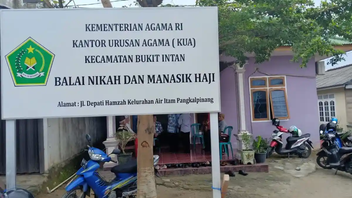 KUA Pangkalbalam dan Bukit Intan Tempati Gedung Baru, Ini Lokasinya