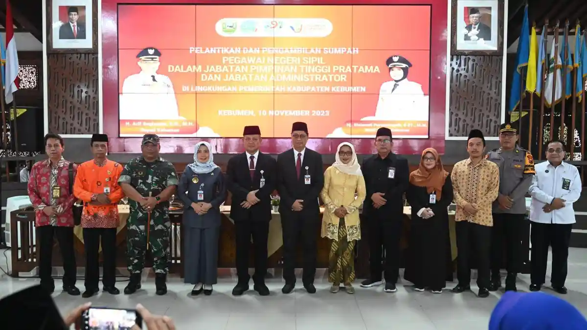 Edi Rianto Resmi Jabat Sekda Kebumen - Tribunjogja.com