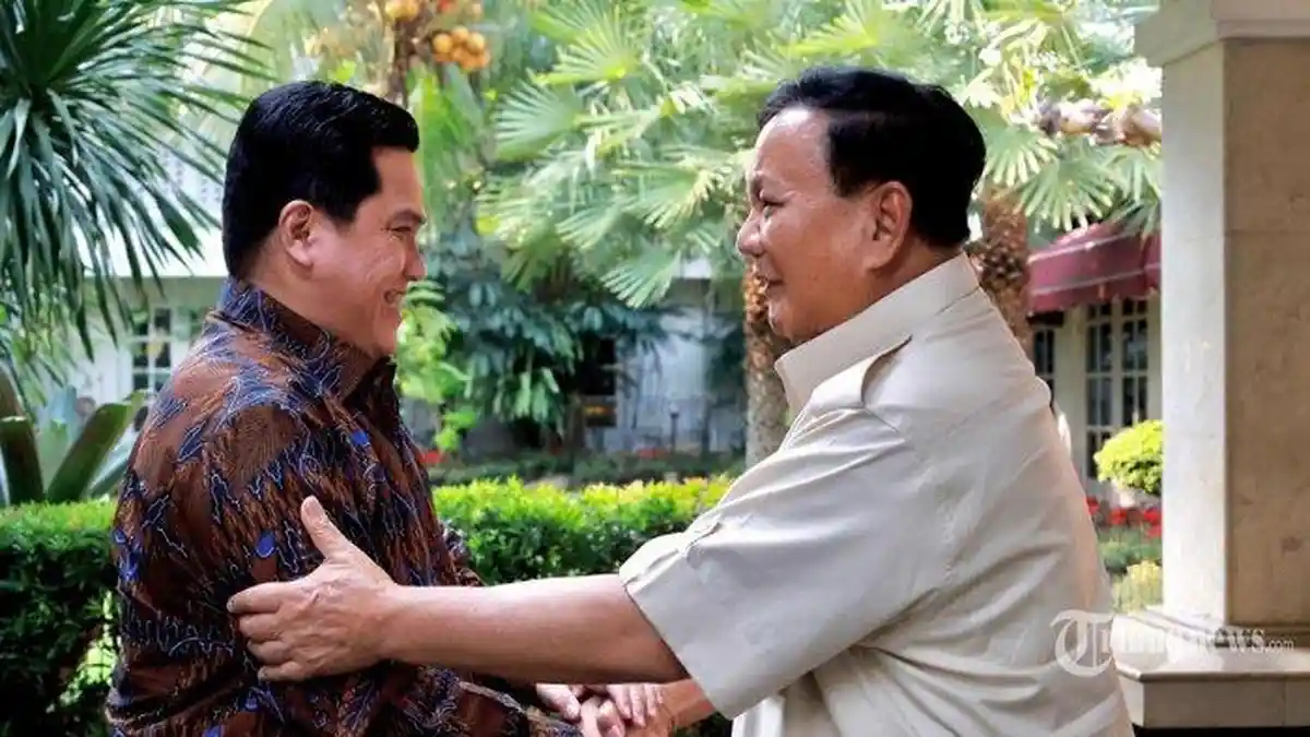 Hasil Survei: Erick Thohir Paling Cocok Dampingi Prabowo Subianto di Pilpres, Disusul Ridwan Kamil