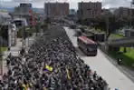 Ribuan Pengendara Motor Protes Pembatasan Mobilitas di Kolombia