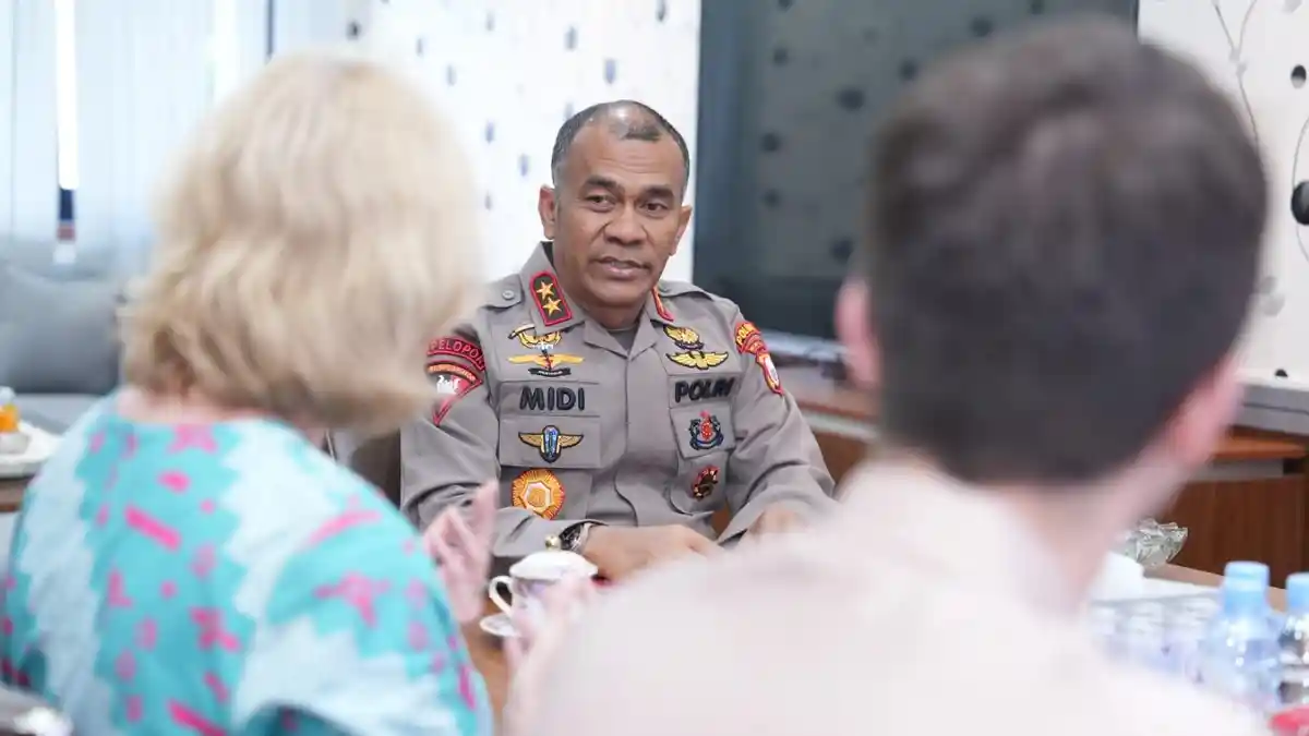 Pererat Silaturahmi, Kapolda Maluku Utara Terima Kunjungan Konsulat Jenderal Australia: Kami Welcome