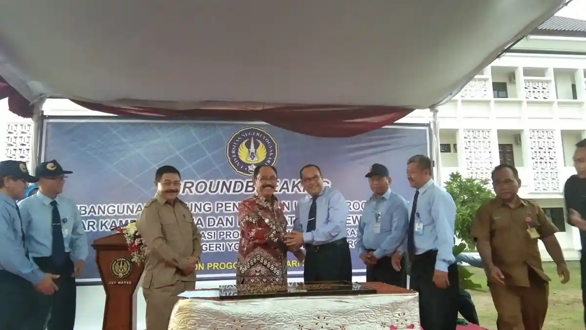 Ground Breaking 2 Gedung Baru Pendidikan Vokasi UNY di Kulon Progo